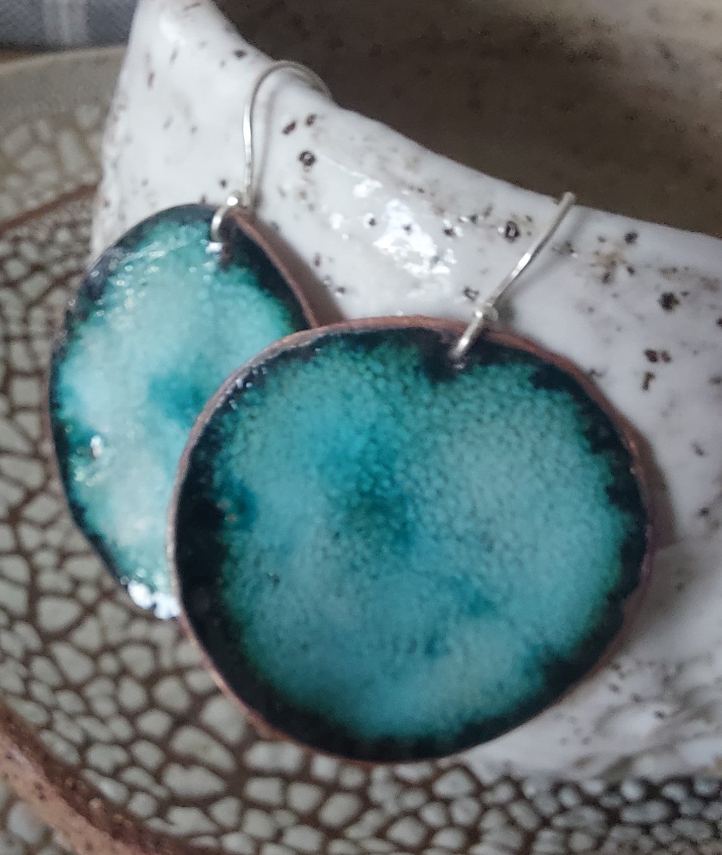 Enamel Earrings