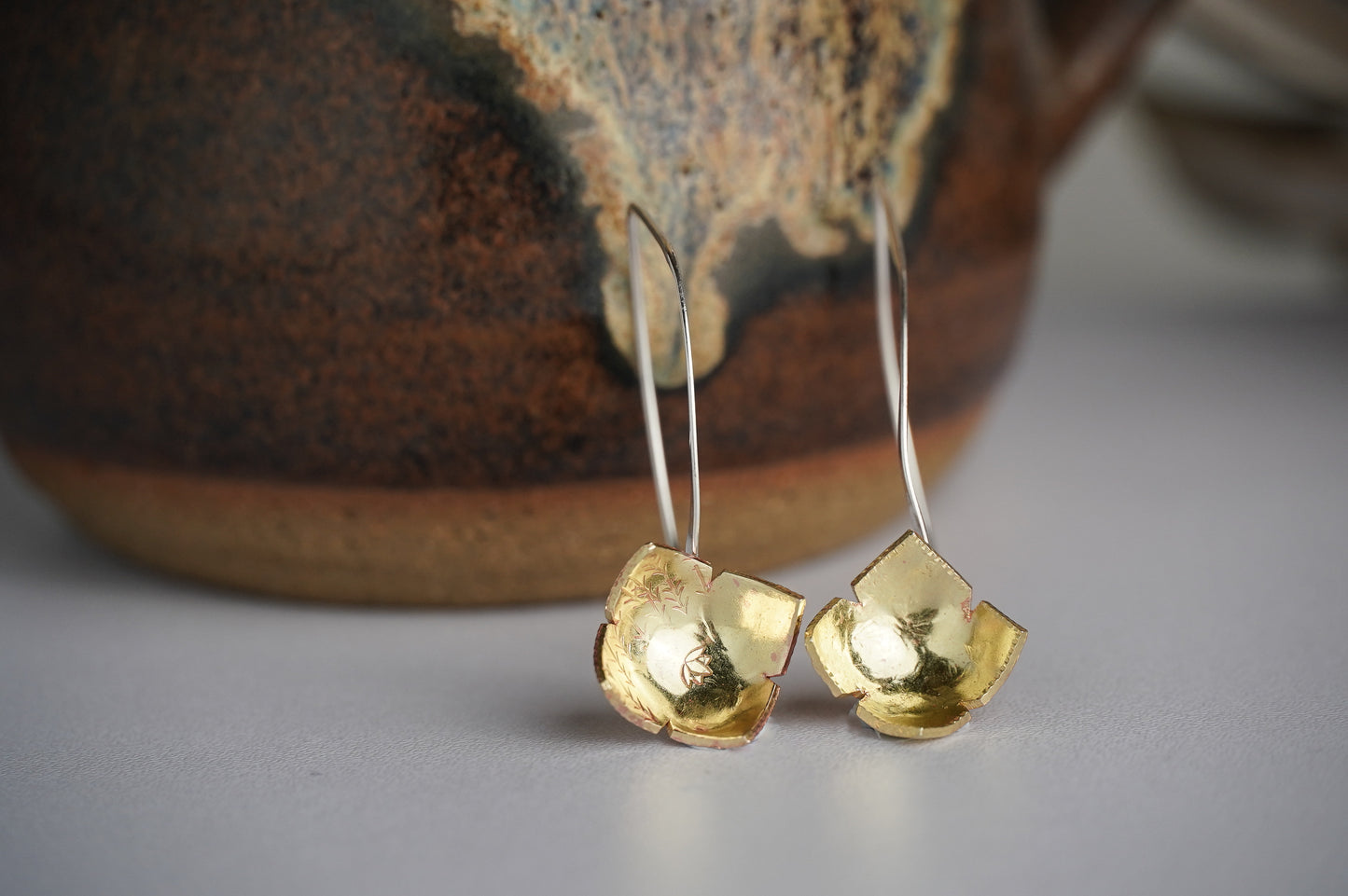 Flower earrings