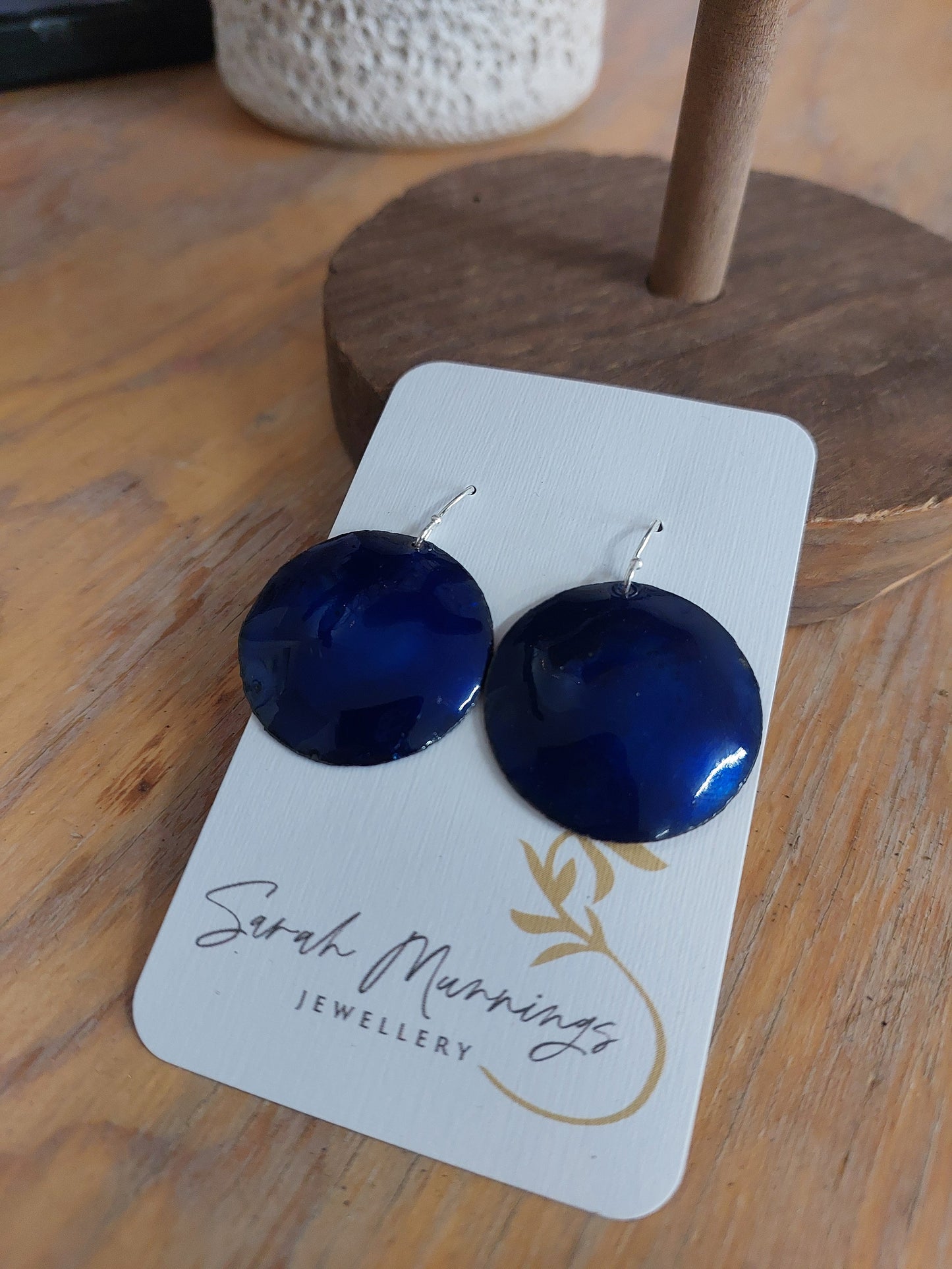 Enamel Earrings