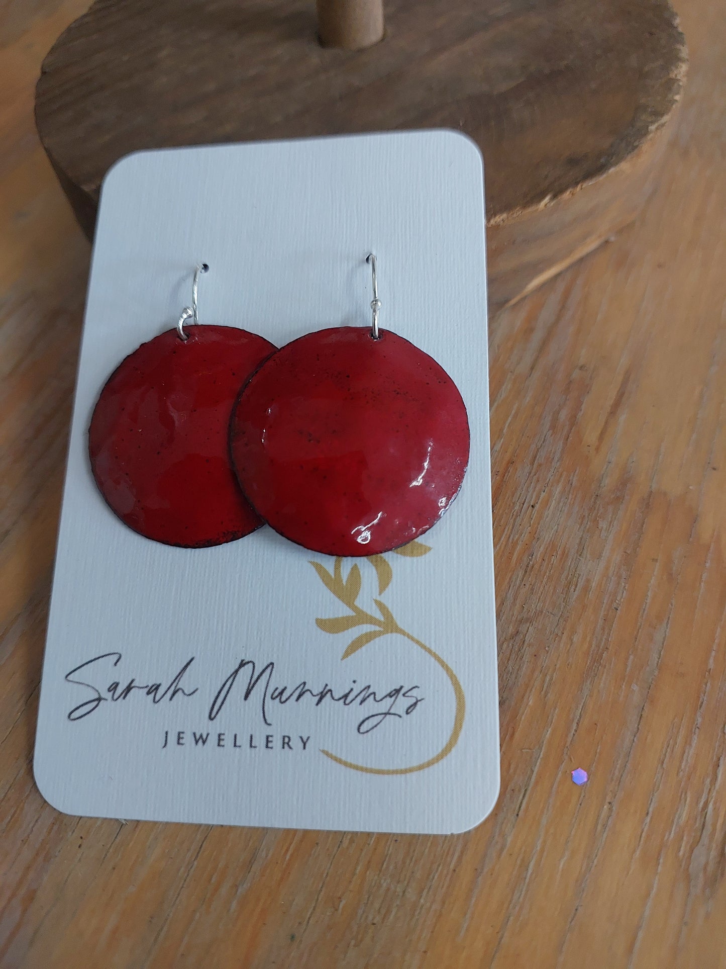 Enamel Earrings