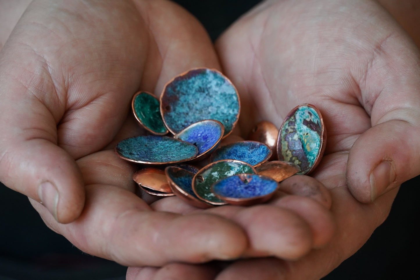Enamel Earrings