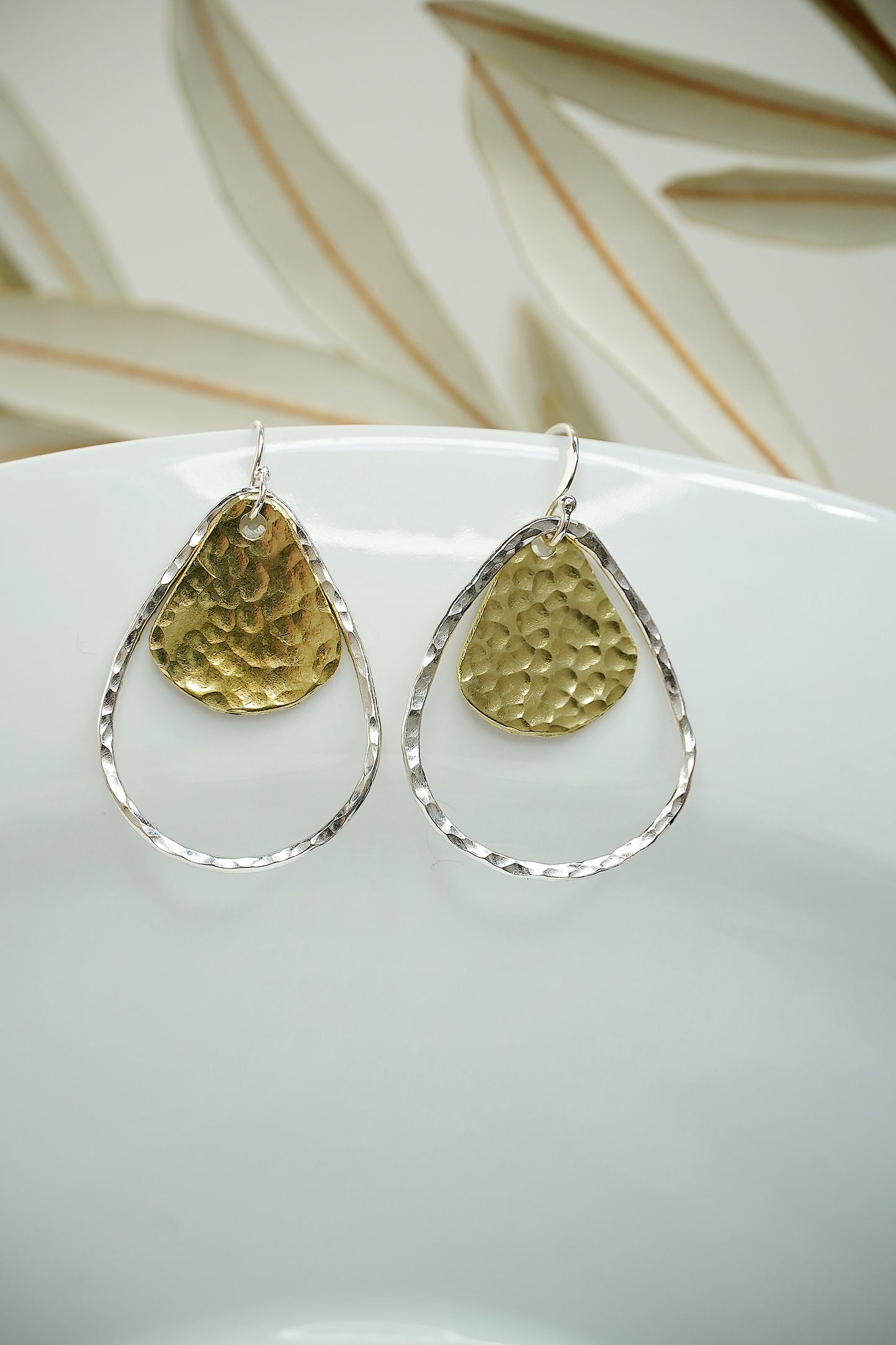 Tear drop earrings