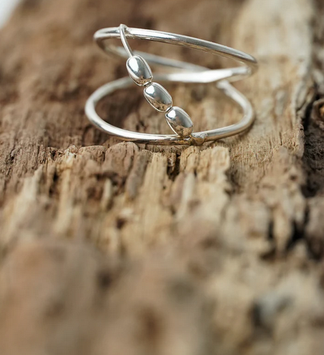 Silver fidget ring design 3