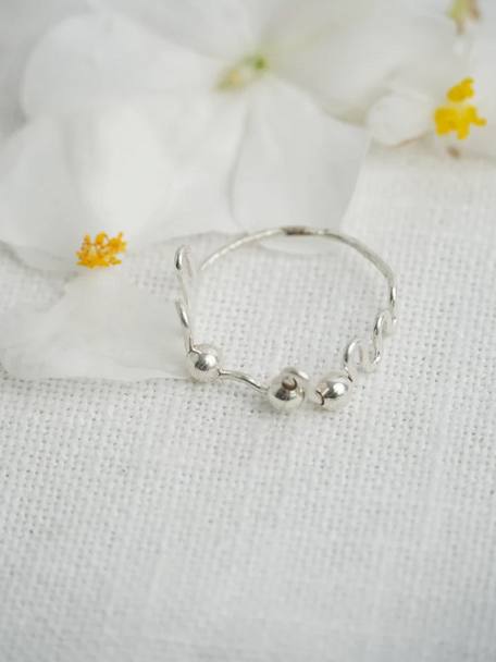 Silver fidget ring design 2