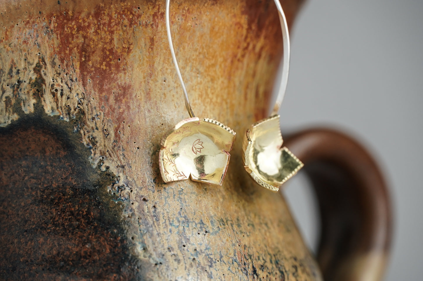 Flower earrings