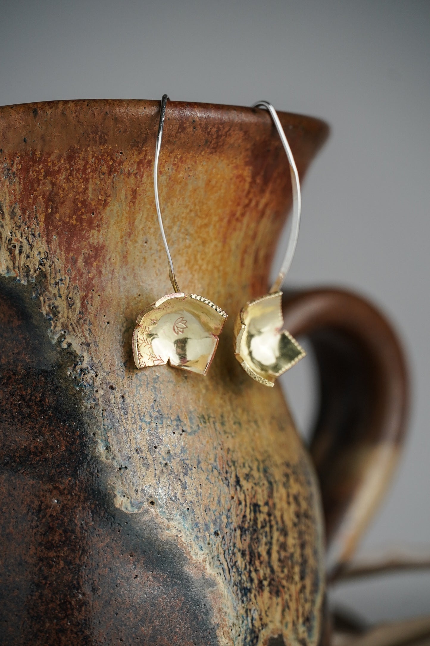Flower earrings