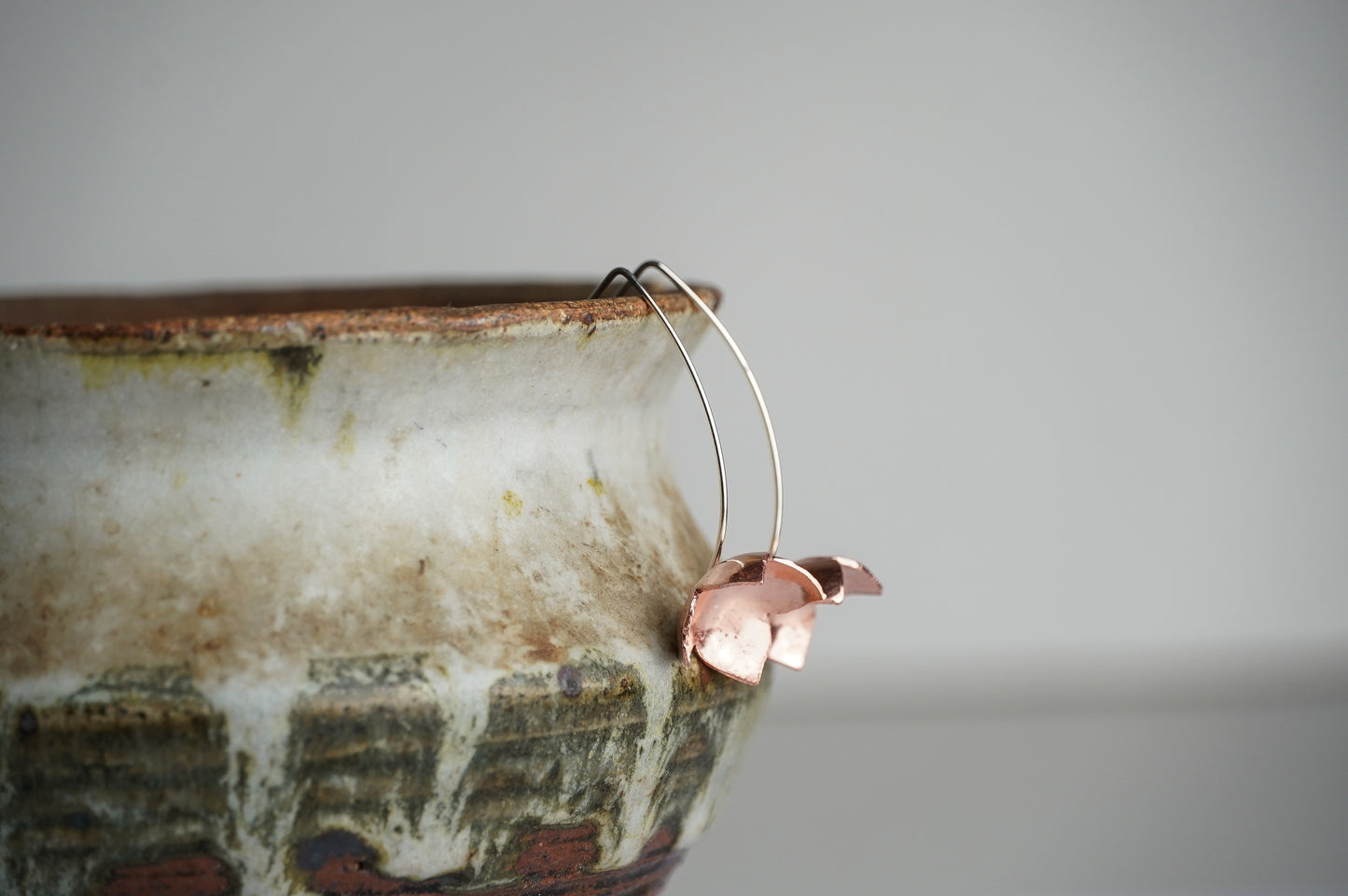 Flower earrings